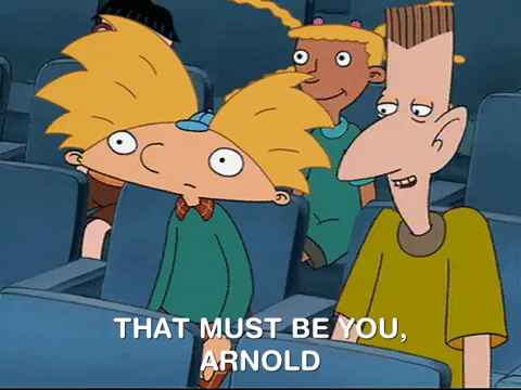 hey arnold nicksplat GIF