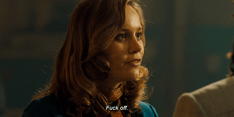 fuck off brie larson GIF by A24