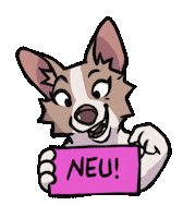 Dog Post Sticker