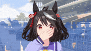 Girl Horse GIF