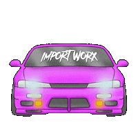 Pink Drift Sticker by ImportWorx