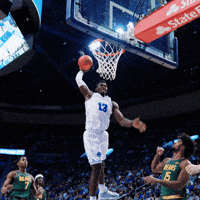 Byu Basketball Dunk GIF by BYU Cougars