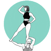 Moonkeypills pills acroyoga moonkey akroyoga Sticker
