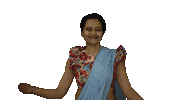 Suta clothing sustainable happydance sari Sticker