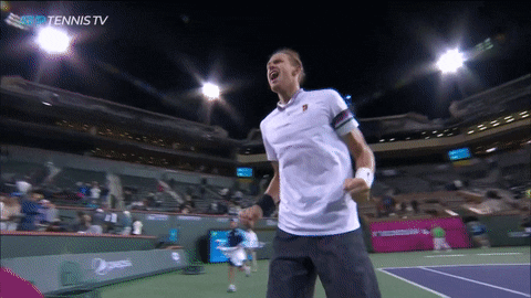 happy indian wells GIF by Tennis TV