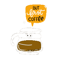 But First Coffee Sticker