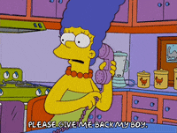 marge simpson kitchen GIF