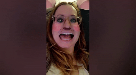 snapchat filters GIF by Ingrid Michaelson 