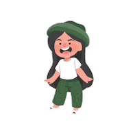 Girl Cibi Sticker by Dailywell Indonesia