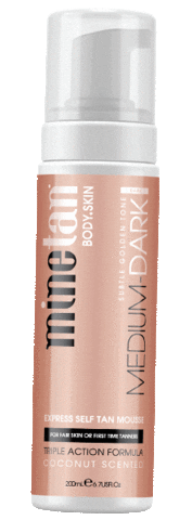 Tanning Self Tan Sticker by MineTan Body Skin