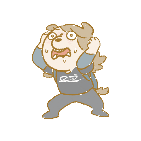 Dog Sweat Sticker