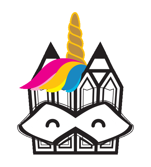 Happy Rainbow Sticker by Stamatia Alexaki