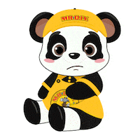 Panda Mascot Sticker by MR.DIY