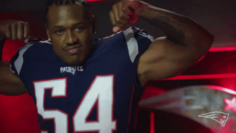 Excited Football GIF by New England Patriots