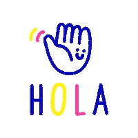 Spanish Hello Sticker