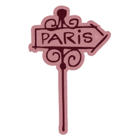 Adore Paris Sticker by Carol Bassi