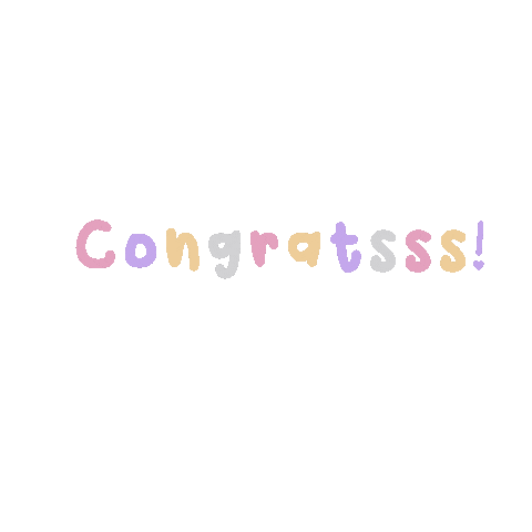 Congrats Congratulation Sticker