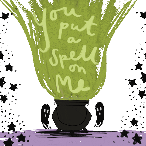 Trick Or Treat Love Sticker by BrittDoesDesign