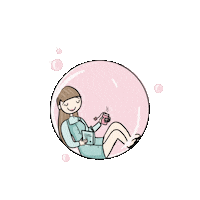 Pink Tea Sticker