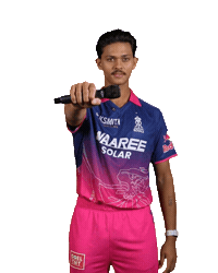 Halla Bol Mic Drop Sticker by Rajasthan Royals