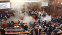 Opposition Set Off 'Tear Gas' Grenade in Kosovan Parliament