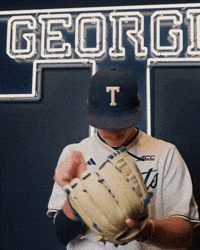 Georgia Tech Baseball GIF by Georgia Tech Yellow Jackets