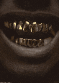 gold smile GIF