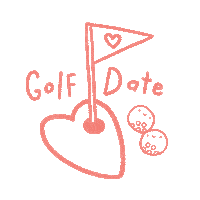 I Love You Golf Sticker by Catharina Stewart