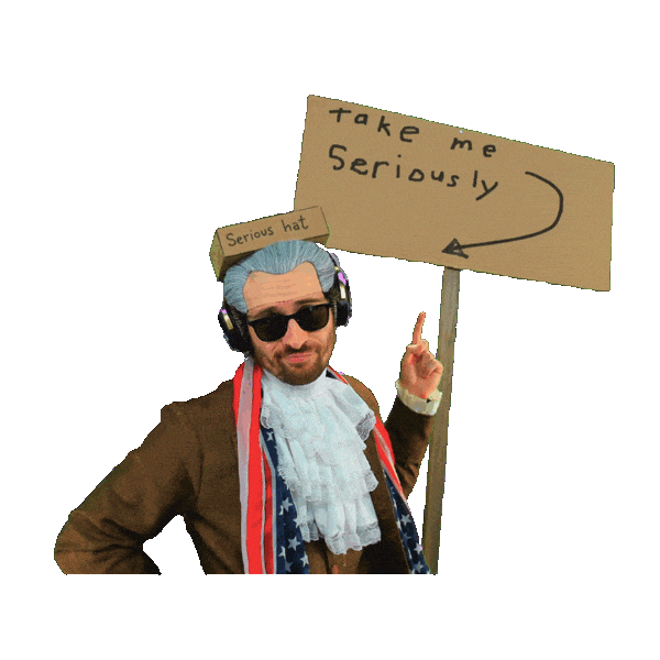 Serious Listen To Me Sticker