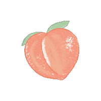Cutie Peach Sticker by candle.