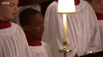 royal wedding choir GIF by BBC