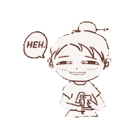 Drawing Anya Sticker