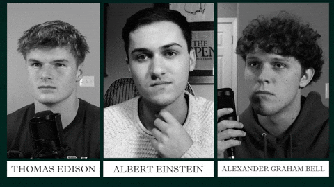 Albert Einstein Podcast GIF