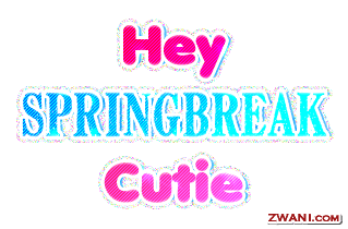 spring break Sticker