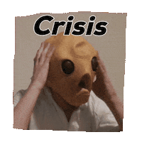 Expression Crisis Sticker