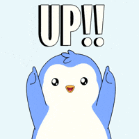 To The Moon Crypto GIF by Pudgy Penguins