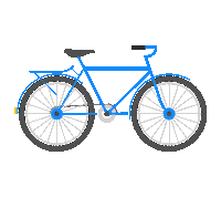 Fiets Sticker by Reuring op Erica