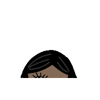 Girl Hello Sticker by Tracey Hoyng