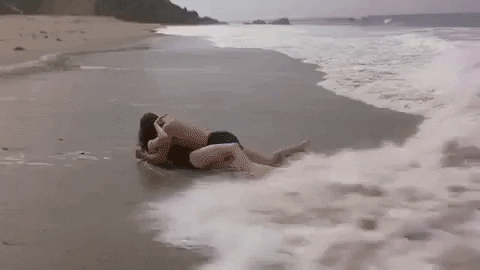 beach making out GIF