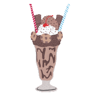 Chocolate Shake Sticker