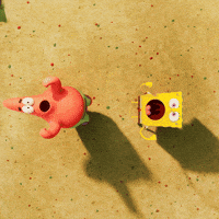Spongebob And Patrick GIF by The SpongeBob Movie: Search for SquarePants