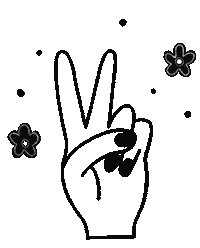 Im Out Black And White Sticker