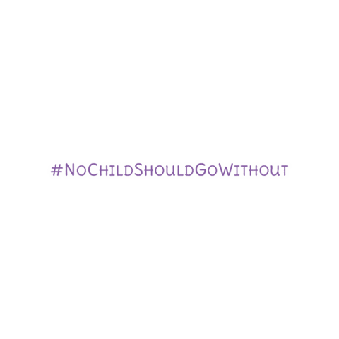 Abernecessities giphyupload abernecessities nochildshouldgowithout Sticker