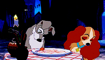 rolling lady and the tramp GIF