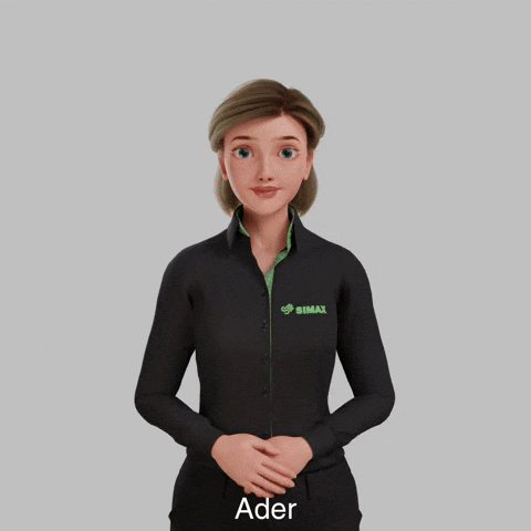 Avatar Gebärdensprache GIF by Sign Time - SiMAX
