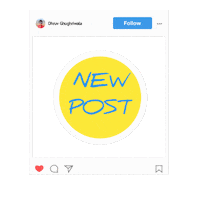 New Post Sticker