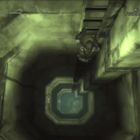 Thedudehimself giphycreatortest snake climbing metal gear solid GIF