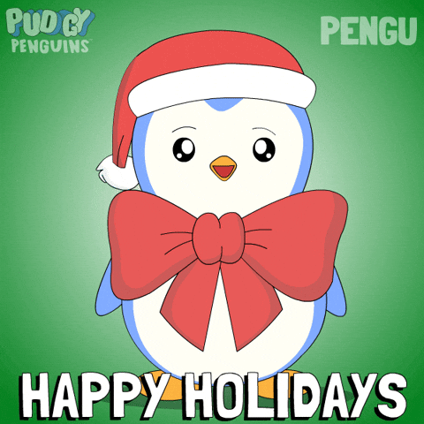 Merry Christmas GIF by Pudgy Penguins