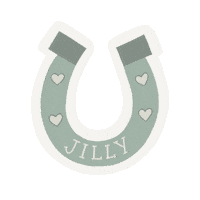jillybox heart country cowboy lucky Sticker
