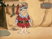 Santa Claus Flintstones GIF by Warner Archive